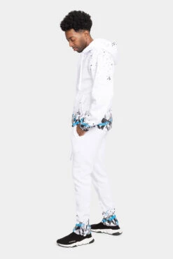 Paint Splatter Fleece Tracksuit -Victorious ST806 WSK 2