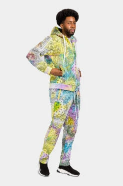 Bandana Paisley Tie Dye Track Suit -Victorious ST857 MTI 4