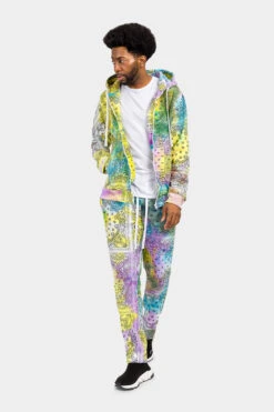 Bandana Paisley Tie Dye Track Suit -Victorious ST857 MTI 5