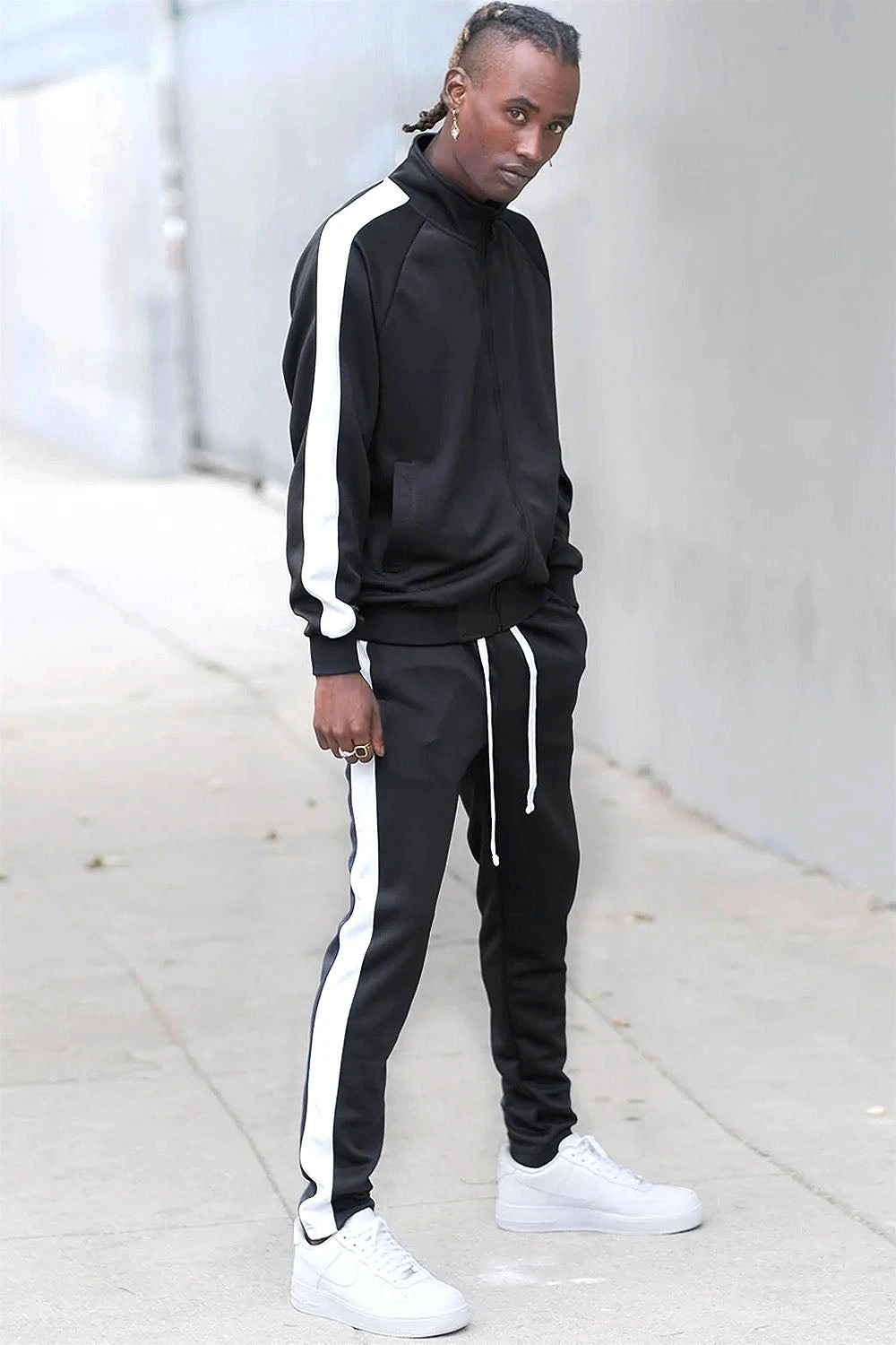 Essential Side Stripe Track Suit 10 Essential Side Stripe Track Suit - Image 8