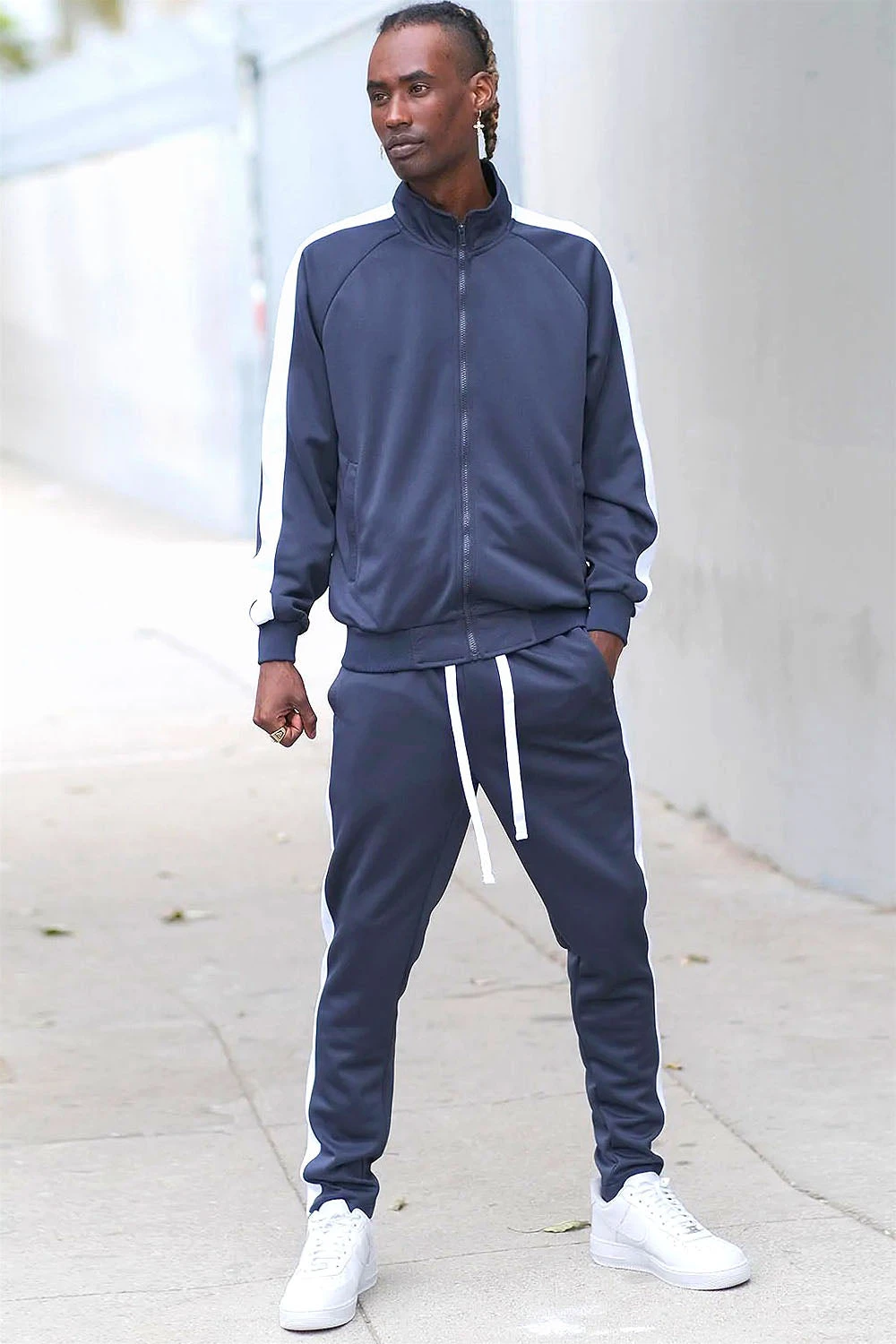 Essential Side Stripe Track Suit 11 Essential Side Stripe Track Suit - Image 9