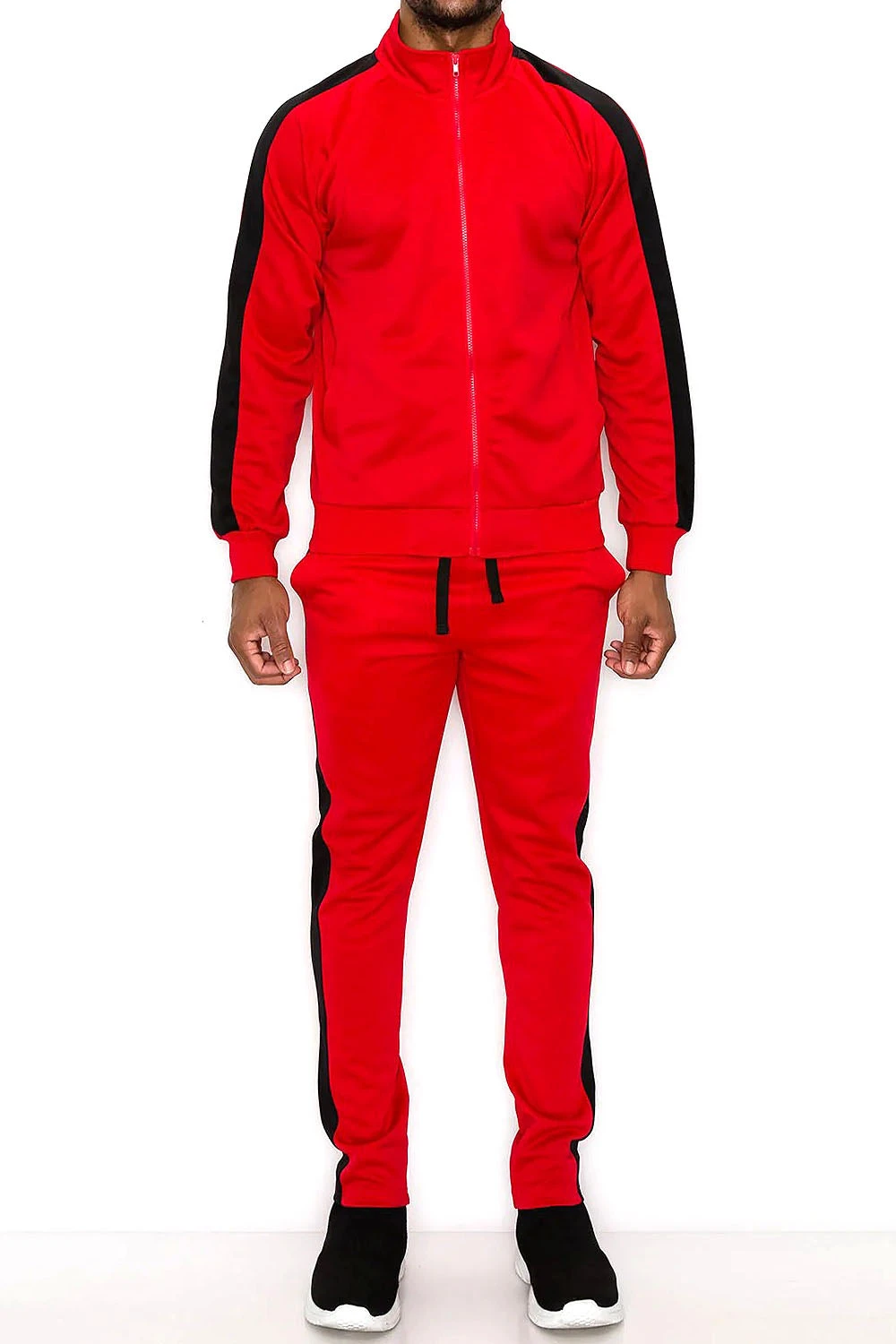 Essential Side Stripe Track Suit 14 Essential Side Stripe Track Suit - Image 12