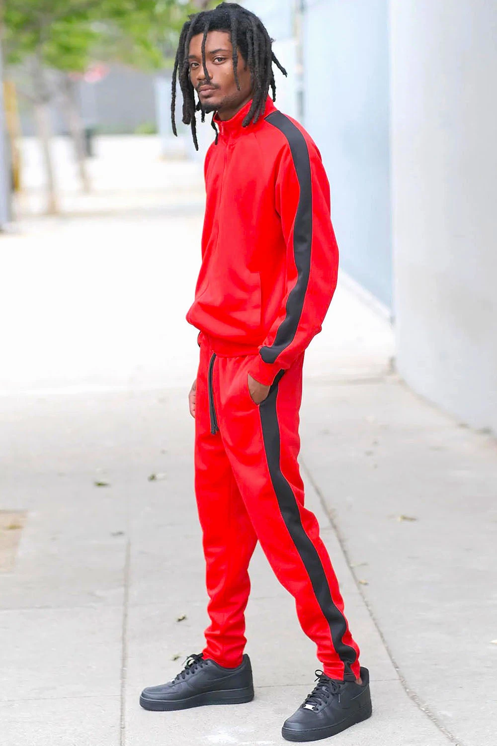 Essential Side Stripe Track Suit 16 Essential Side Stripe Track Suit - Image 14