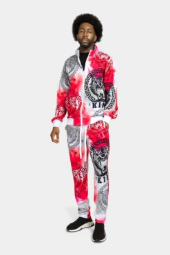 Tie Dye Tiger King Tracksuit 25 Tie Dye Tiger King Tracksuit -Victorious ST872 KOIFISH 1