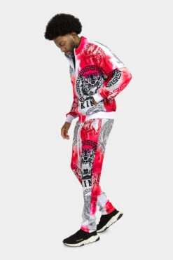Tie Dye Tiger King Tracksuit 26 Tie Dye Tiger King Tracksuit -Victorious ST872 KOIFISH 2
