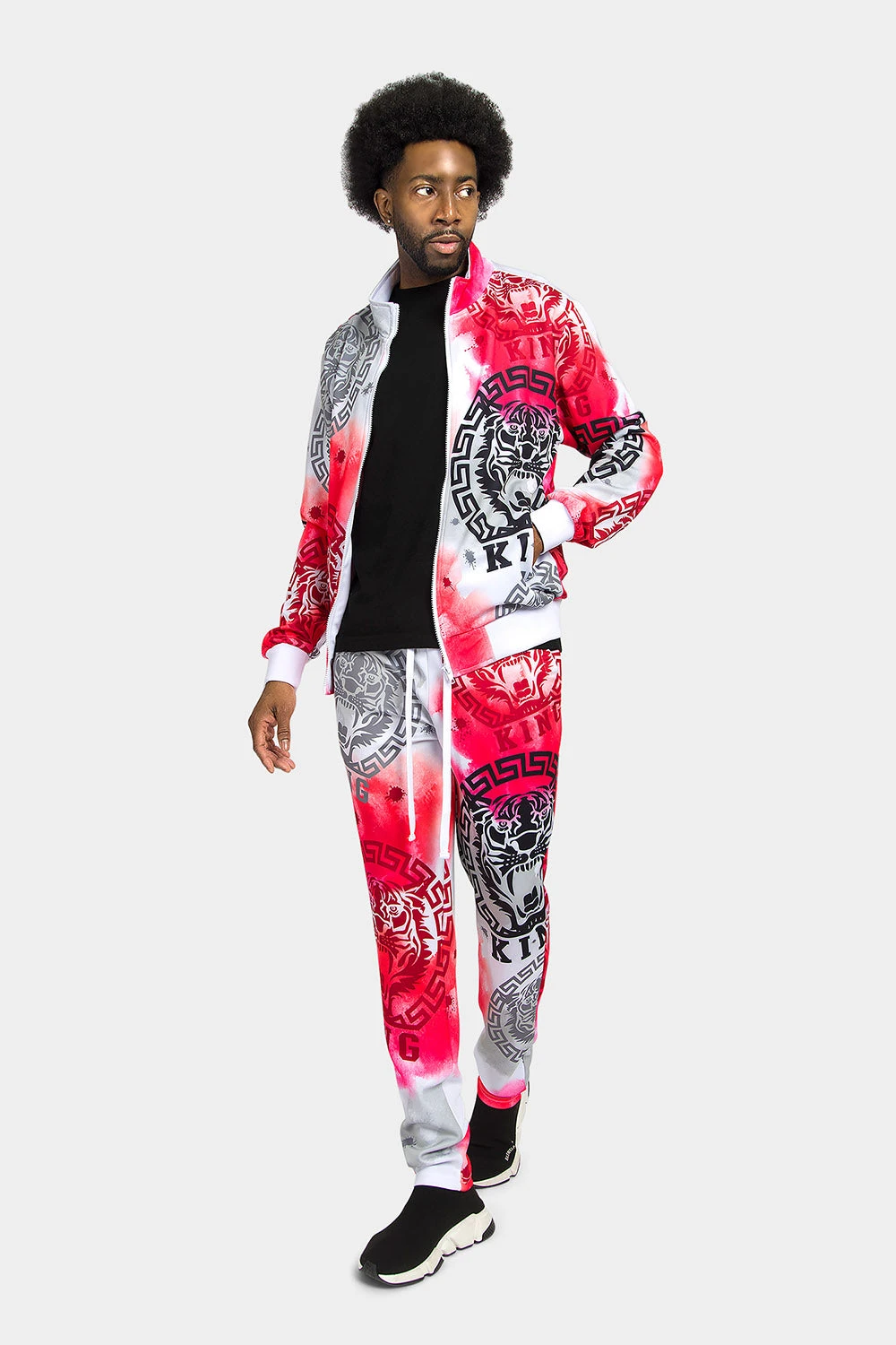 Tie Dye Tiger King Tracksuit 5 Tie Dye Tiger King Tracksuit - Image 3