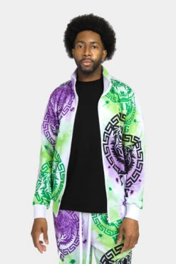 Tie Dye Tiger King Tracksuit 36 Tie Dye Tiger King Tracksuit -Victorious ST872 MIST 6