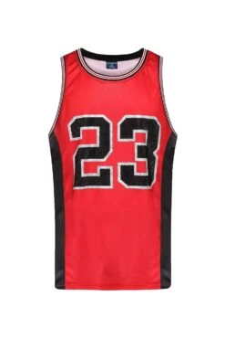 Men's Rhinestoned "23" Basketball Sets 30 Men's Rhinestoned "23" Basketball Sets -Victorious ST882 REDBLACK 1
