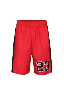Men's Rhinestoned "23" Basketball Sets 32 Men's Rhinestoned "23" Basketball Sets -Victorious ST882 REDBLACK 3