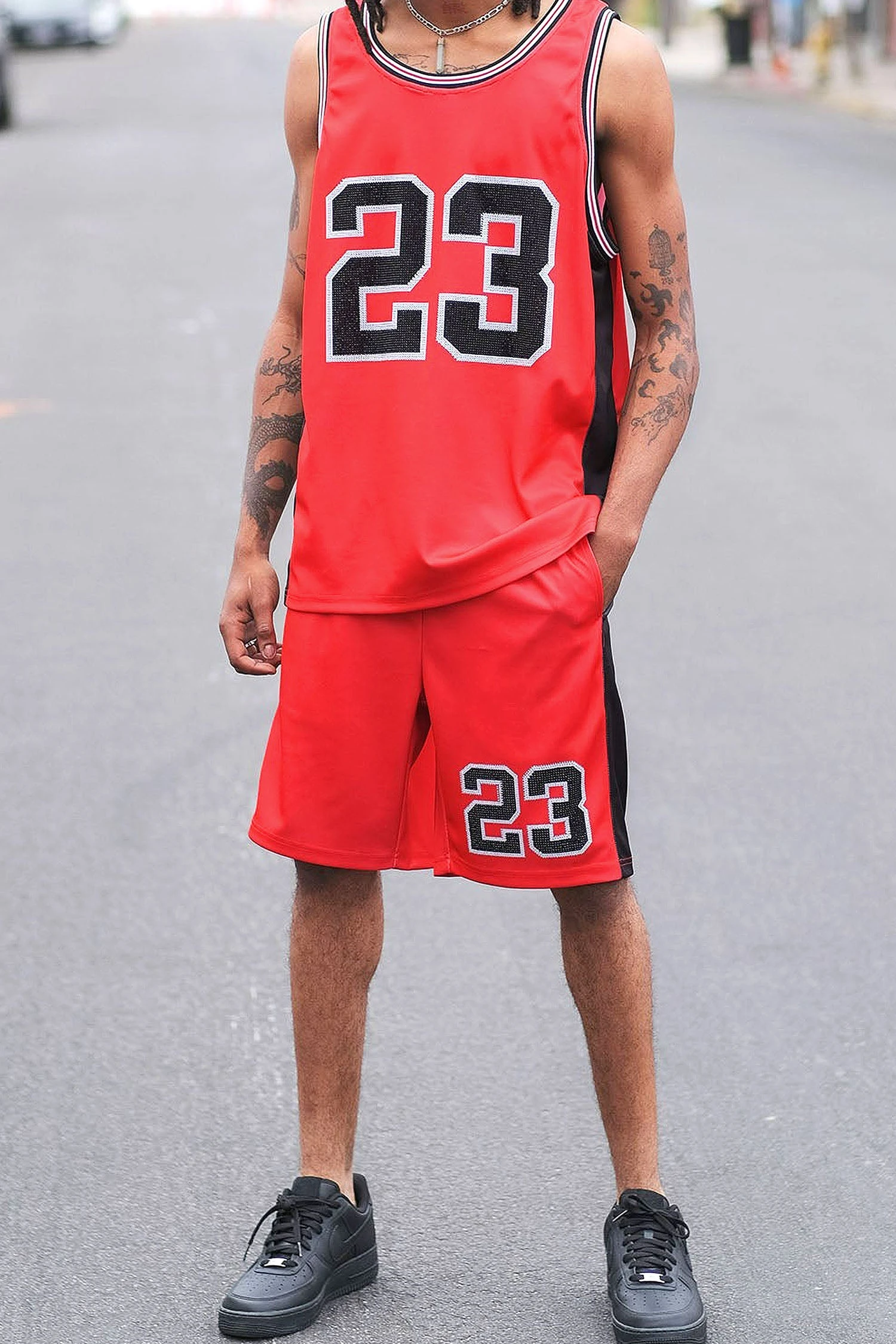 Men's Rhinestoned "23" Basketball Sets 10 Men's Rhinestoned "23" Basketball Sets - Image 8