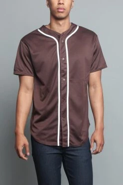 Basic Baseball Jersey 27 Basic Baseball Jersey -Victorious STS0171 BRN 1