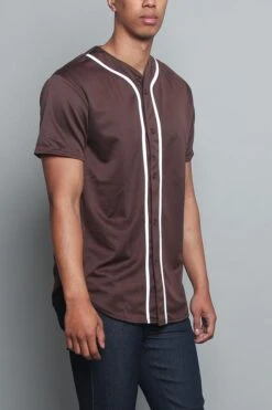 Basic Baseball Jersey 30 Basic Baseball Jersey -Victorious STS0171 BRN 4