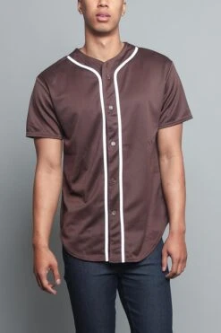 Basic Baseball Jersey 31 Basic Baseball Jersey -Victorious STS0171 BRN 5
