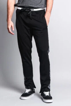 Men's GY Track Pants -Victorious TR508 BLK 1