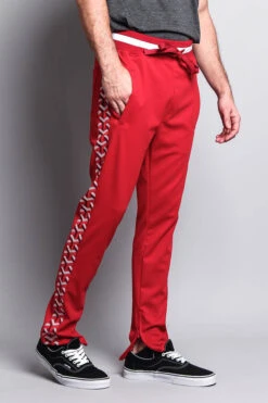 Men's GY Track Pants -Victorious TR508 RED 4