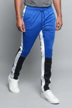 Men's Color Blocked Track Pants -Victorious TR523 RBL 4