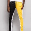 Two Tone Color Blocked Track Pants 1 Two Tone Color Blocked Track Pants -Victorious TR544 GDB 1