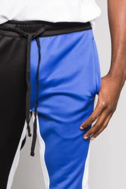 Two Tone Color Blocked Track Pants -Victorious TR544 RBB 5