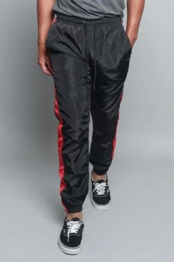 Striped Windbreaker Track Pants 37 Striped Windbreaker Track Pants -Victorious TR573 BRD 1