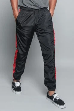 Striped Windbreaker Track Pants 40 Striped Windbreaker Track Pants -Victorious TR573 BRD 4