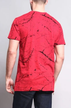 Metallic American Flag Marble Print T-Shirt -Victorious TS7053 RGD 3