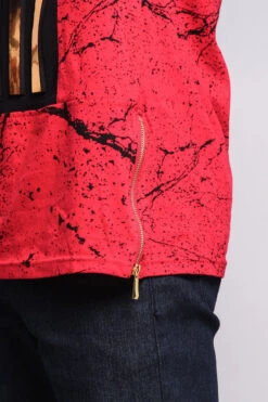 Metallic American Flag Marble Print T-Shirt -Victorious TS7053 RGD 5