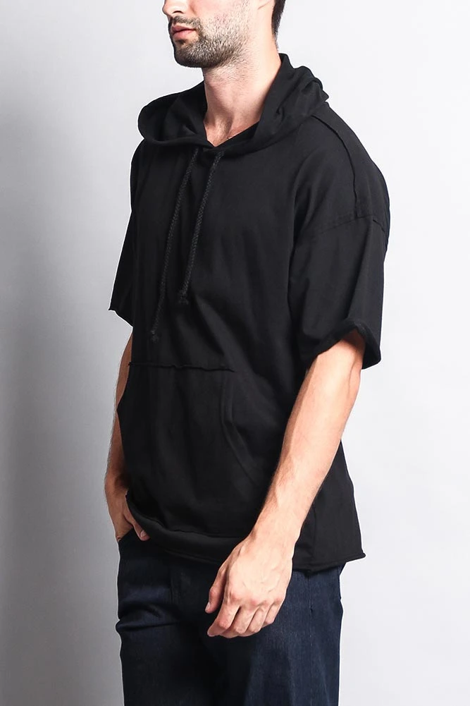 Men's Over Sized Hooded T-Shirt 6 Men's Over Sized Hooded T-Shirt - Image 4