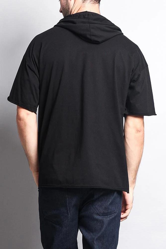 Men's Over Sized Hooded T-Shirt 7 Men's Over Sized Hooded T-Shirt - Image 5