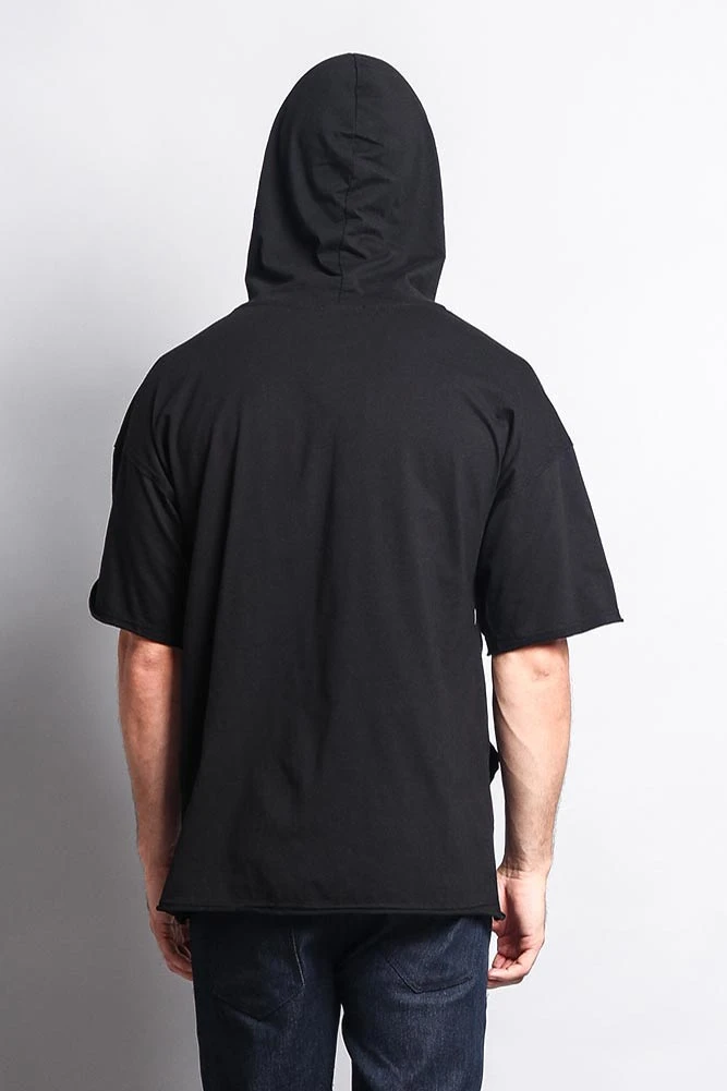 Men's Over Sized Hooded T-Shirt 11 Men's Over Sized Hooded T-Shirt - Image 9