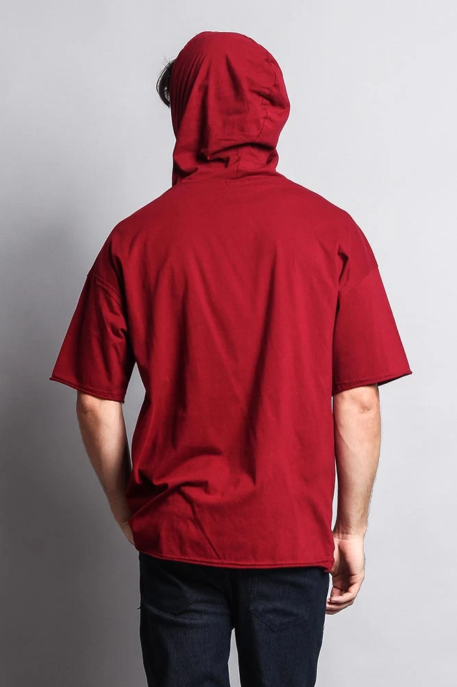 Men's Over Sized Hooded T-Shirt 18 Men's Over Sized Hooded T-Shirt - Image 16