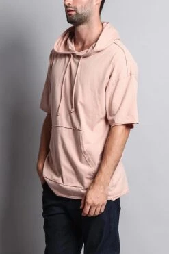 Men's Over Sized Hooded T-Shirt 38 Men's Over Sized Hooded T-Shirt -Victorious TS7065 DPK 2