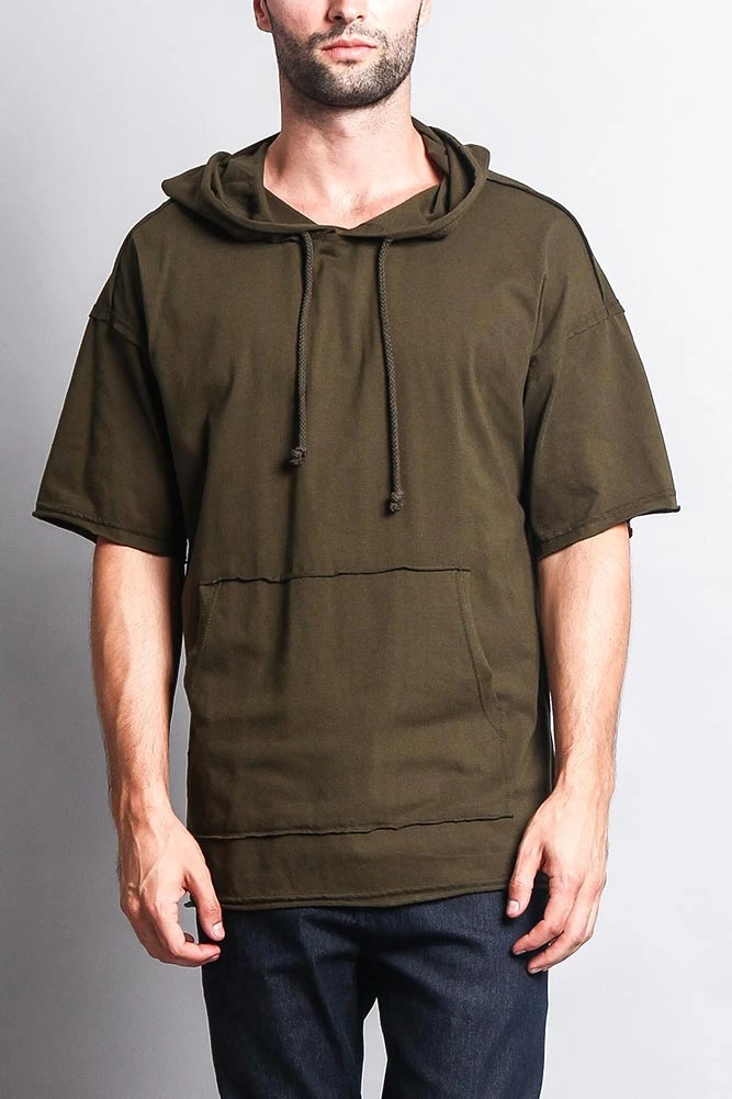 Men's Over Sized Hooded T-Shirt 3 Men's Over Sized Hooded T-Shirt