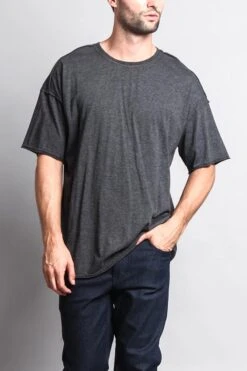Men's Basic Over Sized T-Shirt -Victorious TS7066 CHC 5