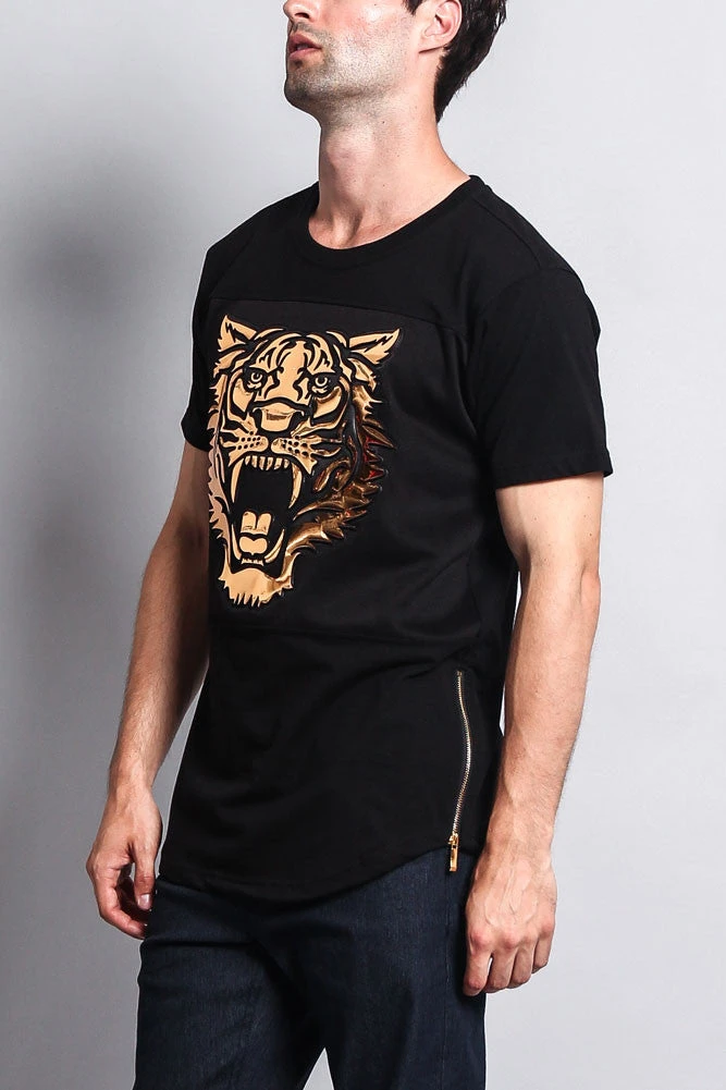 3D Metallic Embossed Tiger T-Shirt 9 3D Metallic Embossed Tiger T-Shirt - Image 7