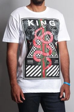 King Snake T-Shirt -Victorious TS7145 WHT 4