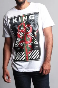 King Snake T-Shirt -Victorious TS7145 WHT 5