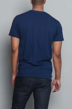 Good Times Taped T-Shirt -Victorious TS7190 NVY 3