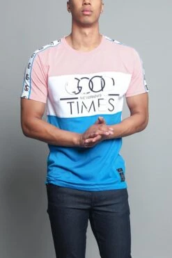 Good Times Taped T-Shirt -Victorious TS7190 PNK 5