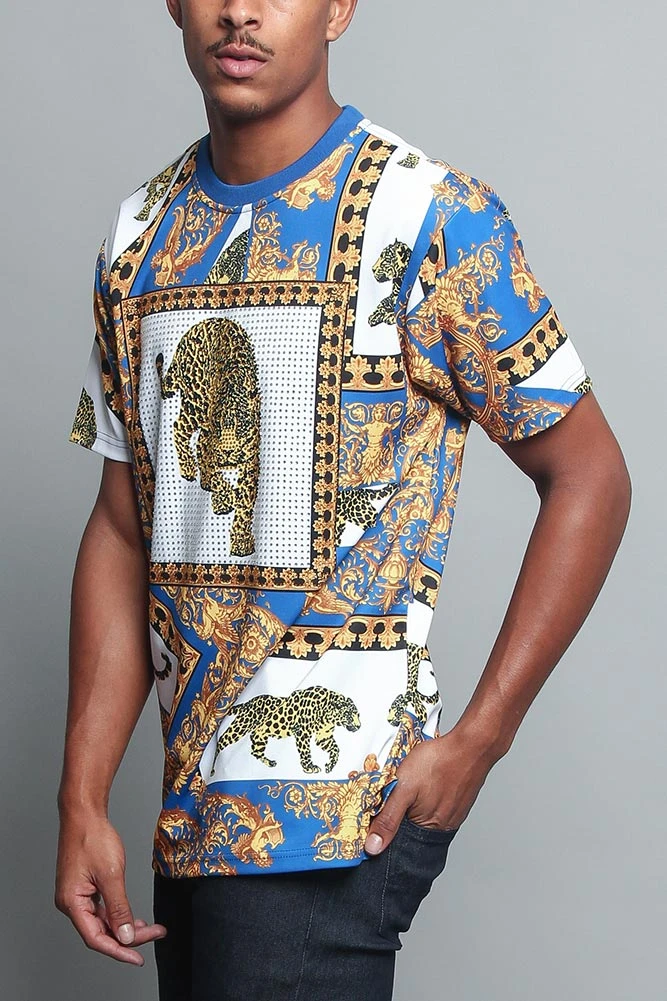 Royal Leopard T-Shirt 4 Royal Leopard T-Shirt - Image 2