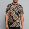 Crystal Leopard T-Shirt -Victorious TS7288 BLK 1