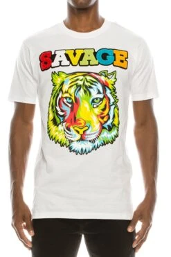 Colorful Chenille Patched Savage Tiger T-Shirt -Victorious TS7317 WHITE 2 1500x1500 ccacfd7e d4c3 4bbe 8009 2e8ff8be92b3