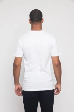 Colorful Chenille Patched Savage Tiger T-Shirt -Victorious TS7317 WHT 3