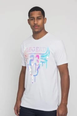 Iridescent Bull T-Shirt -Victorious TS7319 WHT 2