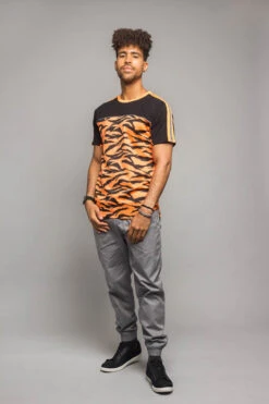 Reflective Tiger Striped T-Shirt -Victorious TS7320 NOR 5