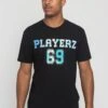 Iridescent Playerz T-Shirt -Victorious TS7332 BLK 1