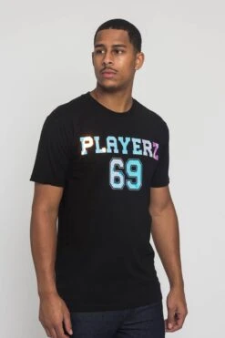 Iridescent Playerz T-Shirt 10 Iridescent Playerz T-Shirt -Victorious TS7332 BLK 4