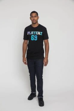Iridescent Playerz T-Shirt 11 Iridescent Playerz T-Shirt -Victorious TS7332 BLK 5