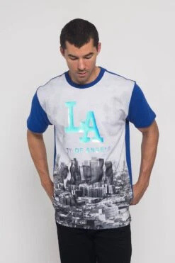 Iridescent Los Angeles City T-Shirt -Victorious TS7336 RBL 1