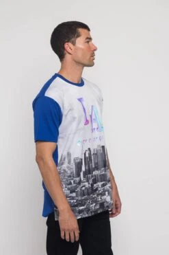 Iridescent Los Angeles City T-Shirt -Victorious TS7336 RBL 4