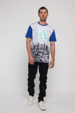 Iridescent Los Angeles City T-Shirt -Victorious TS7336 RBL 6